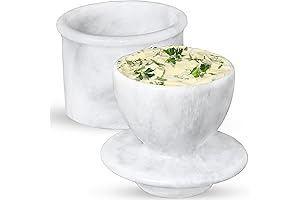 Marble Butter Bell Butter Crock