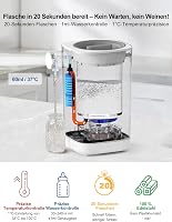 BootyBay Intelligens Cumisüveg Készítő - 20 Másodperces Tápszer Elkészítés, 1.5L Víztartály, BPA-mentes, Csendes Működés, 16 cm-ig Állítható 2