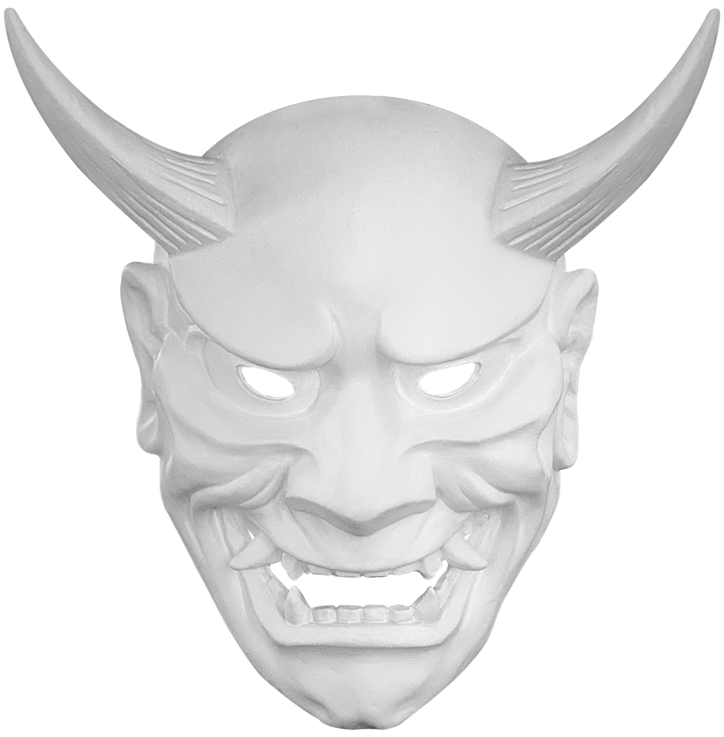 JPXH Samurai Oni Mask Japanese Scary Demon Airsoft Halloween Costume Ninja Warrior Evil Cosplay Props