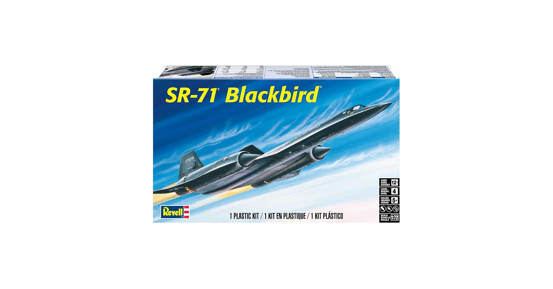 Amazon.com: Revell 85-5810 SR-71 Blackbird 1:72 Scale 66