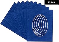 Vista 46 de CountryArtHouse Marco ovalado verde cazador de 5 x 7 pulgadas, sin ácidos, con núcleo blanco, corte biselado para fotos de 4 x 6, se adapta a marcos