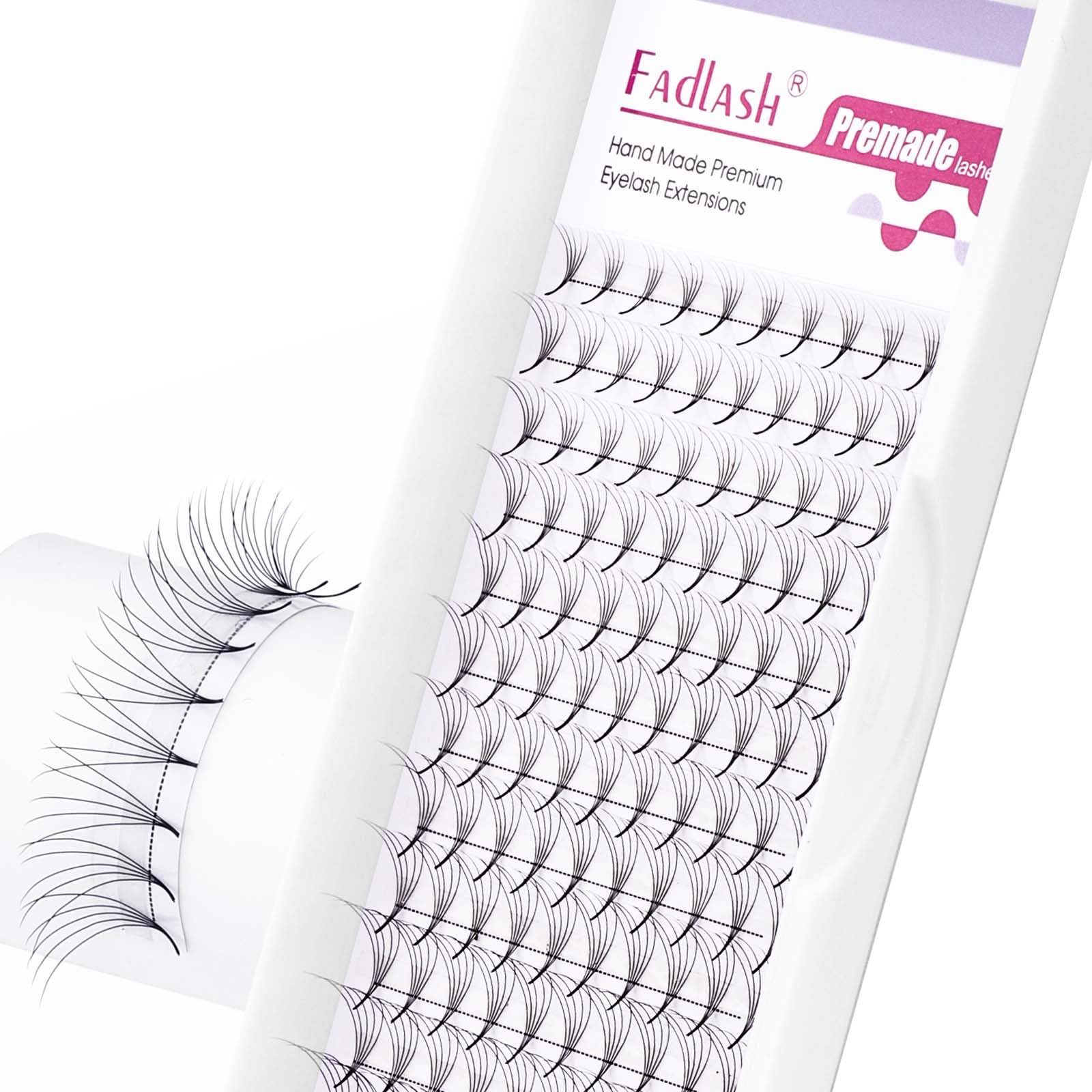 Volumen Ruso 10D 0.07mm C Curl 15mm Prefabricados Extensiones de Pestañas Volume Lashes Extension Ruso Pestañas — view 280