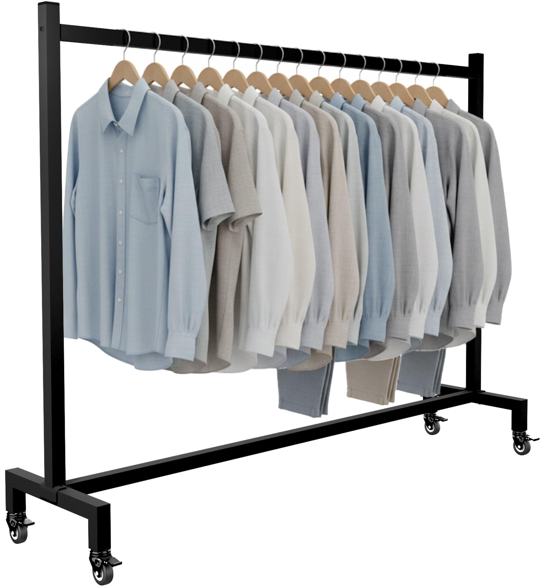 clp portant à vêtements roulant