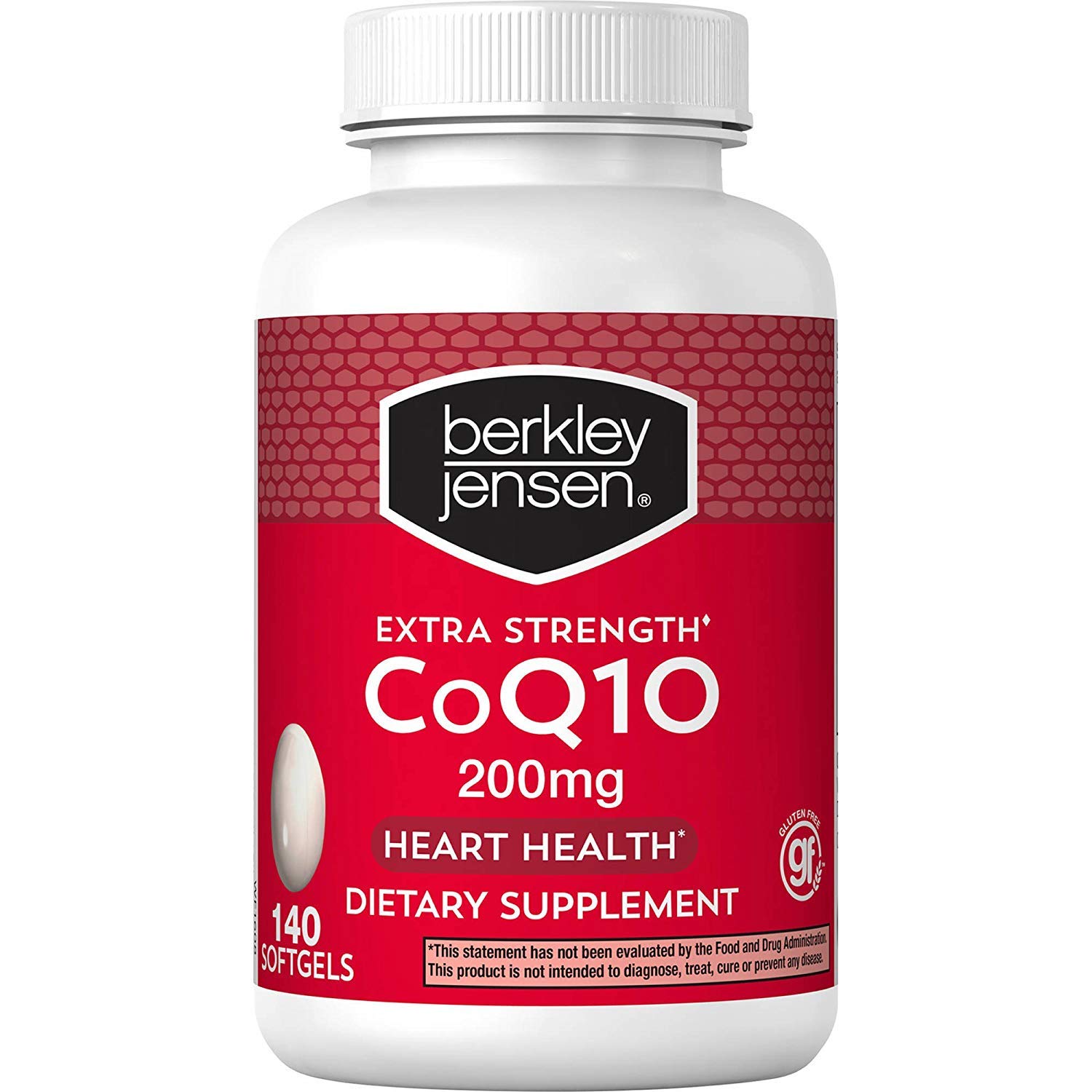 Berkley Jensen CoQ10 200 mg Dietary Supplement, 140 Softgels