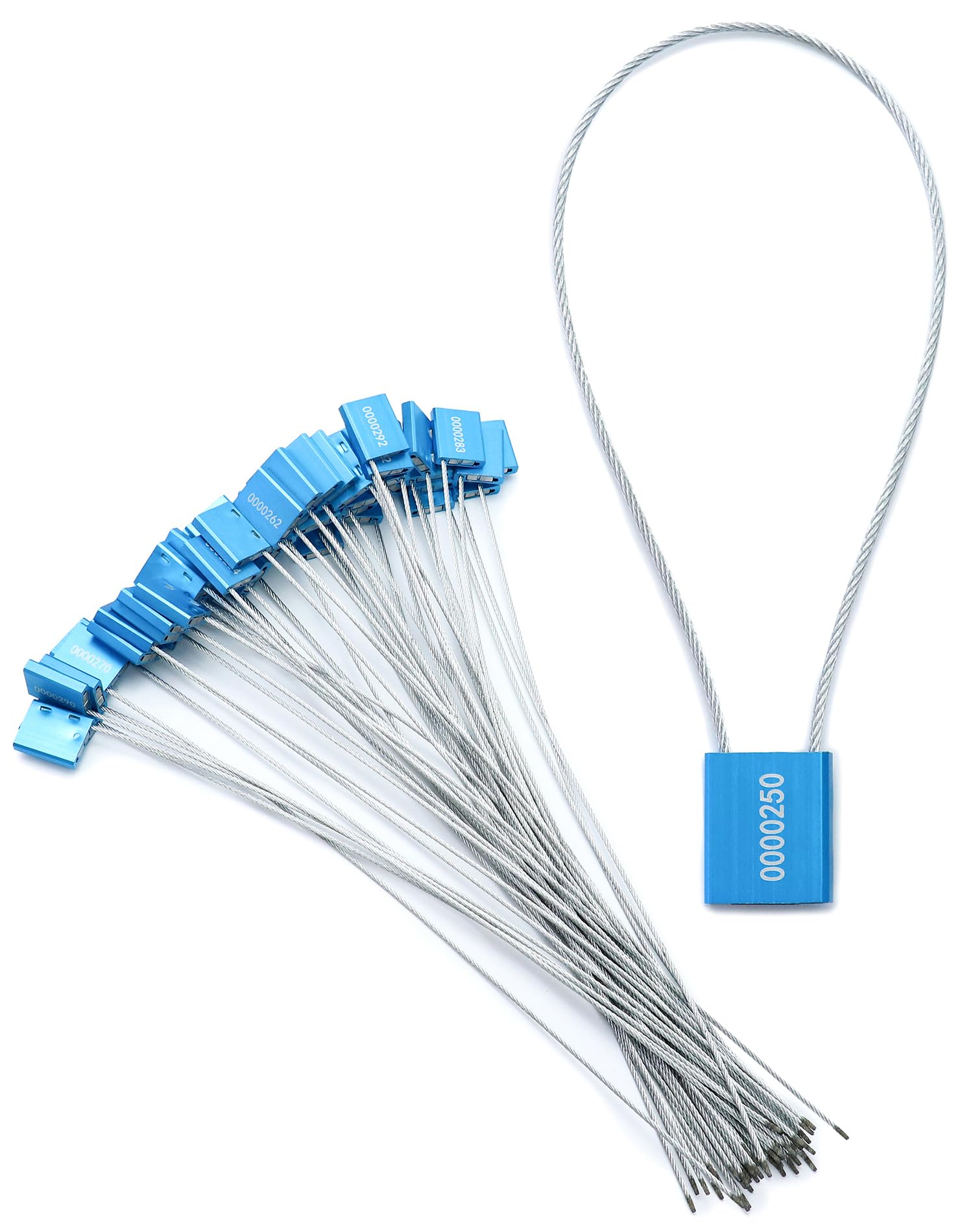 Trigger Lock 50pcs Numbered Security Cable Seals Tamper Proof