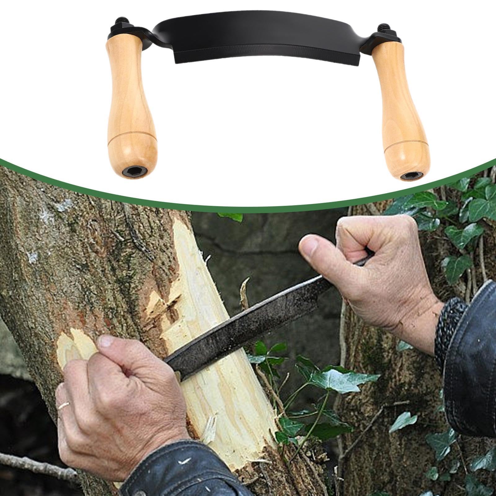 KESOTO Cuchillo para Trabajar La Madera, Herramienta Manual para Cortar Y Pelar, Curvo
