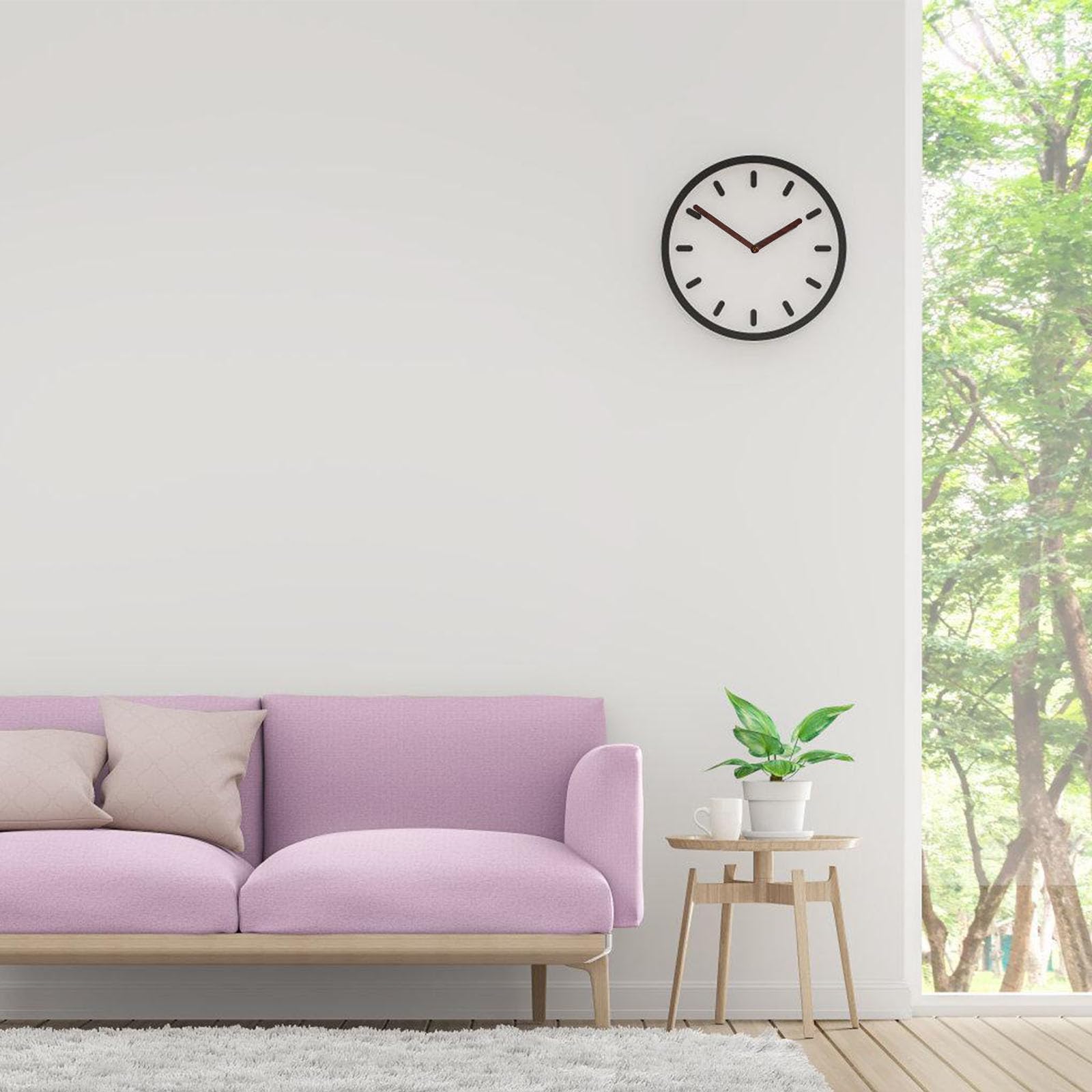 Movimento al quarzo e lancette orarie, 5 pezzi, meccanismo di movimento dell'orologio, movimento silenzioso, kit di ricambio con lancette in legno di noce, orologio da parete meccanismo di movimento,