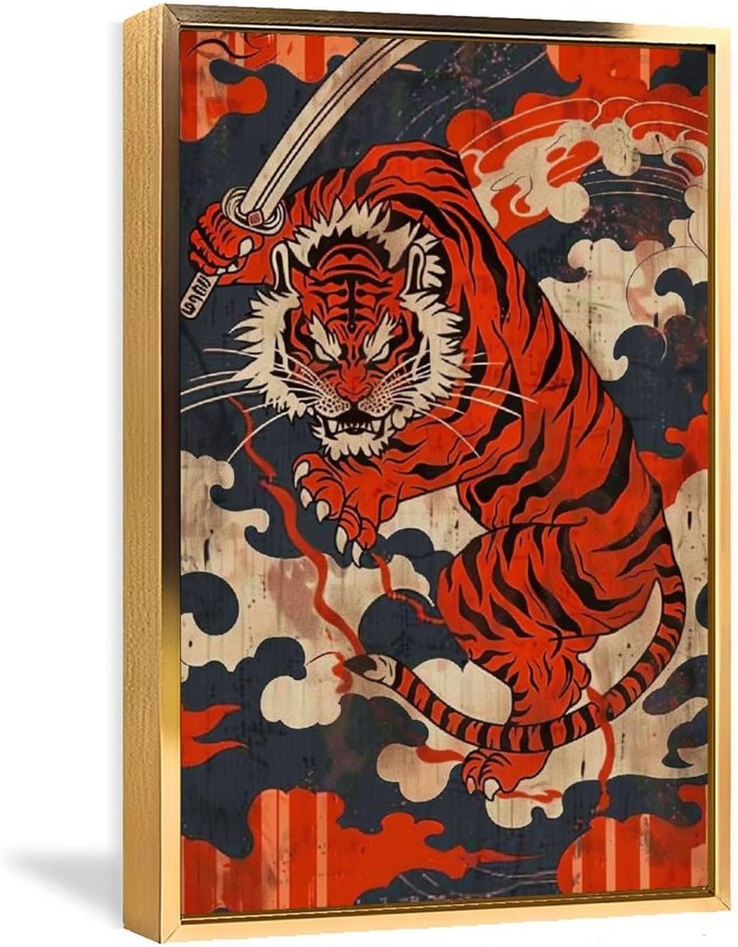 絵画 虎 アート タイガー 絵画 虎 アート タイガー インテリア小物 【A2サイズ（約42x59cm