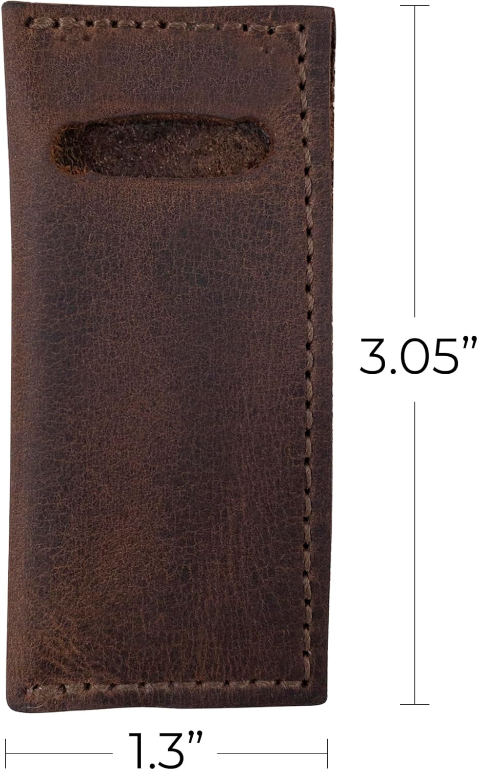 Hide &amp; Drink 素朴なレザーのトゥースピックケース (4パック) レストラン&amp;カフェ用品 家庭&amp;水