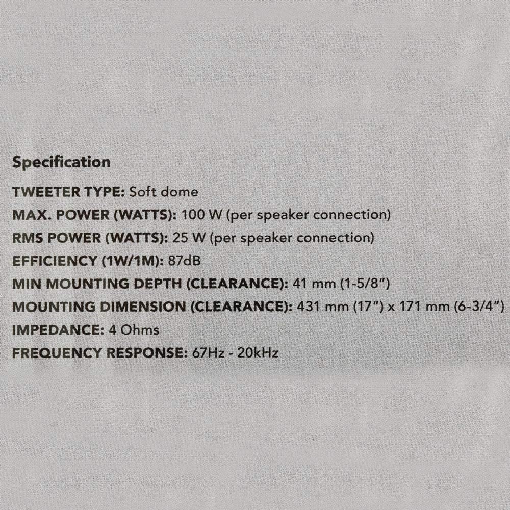 Best Cyber Monday 🔥 Garmin RV-FS402B, Fusion, 4 Component Flat Speaker, Black (010-01791-00) Exclusive Special Garmin RV-FS402B, Fusion, 4 Component Flat Speaker, Black (010-01791-00)