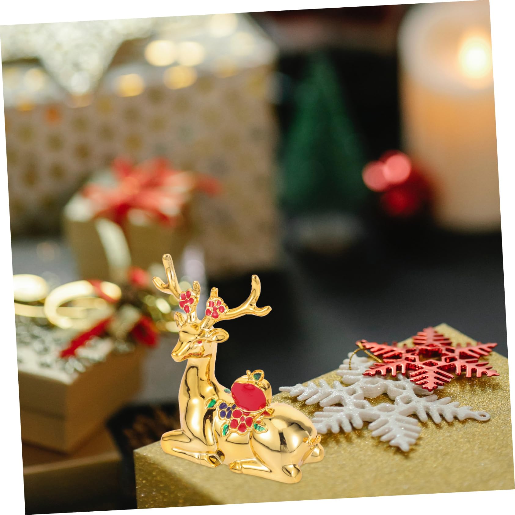 金属製　鹿の親子2体セット 金属製 鹿の親子2体セット