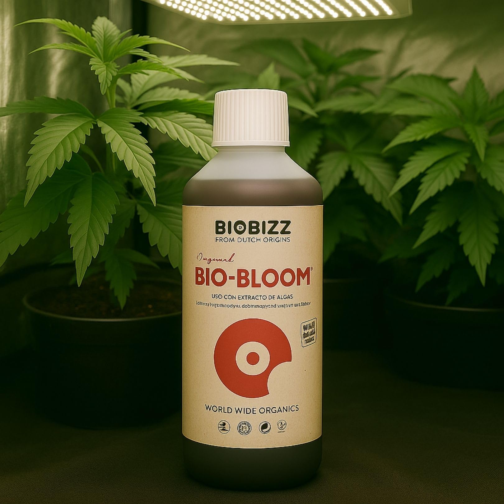 Weedness BioBizz Bio Bloom nawóz naturalny Bio NPK Grow do roślin organicznych, płynny, do użytku na zewnątrz i wewnątrz