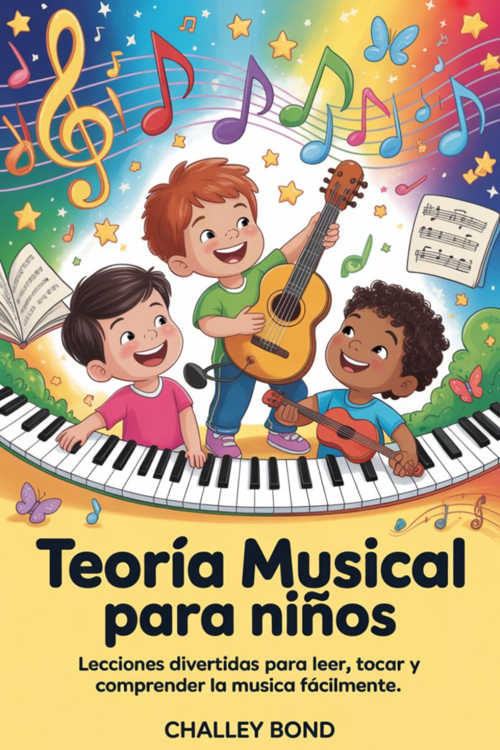 Teoría Musical Para Niños: Lecciones divertidas para leer, tocar y comprender la música fácilmente