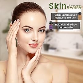 yethious Chamomile Lavender Essential Oil Set Pure Chamomile Lavender Aromatherapy Oils Organic Chamomile Essential Oil for Diffuser 2 Pack 10ML