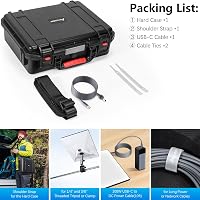 AMAZEAR Starlink Mini vízálló kemény táska kiegészítőkkel kompatibilis 7