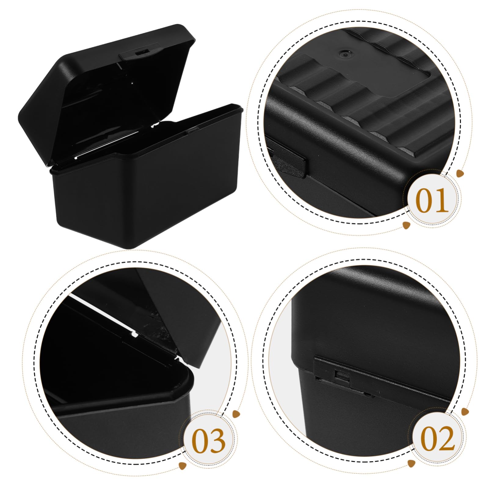 Lurrose 5pezzi Portacarte Visita Design Unico Organizer Per Schede Ottimo Per e Mostre Protezione e Visibilità Per Tue Carte Visita