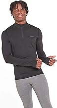 TOG24 Snowdon Men's Zip Neck Base Layer, Stylish Ultra Warm Temperature Regulating Thermal Underlayer, Anti Chafe Seams and Quick Moisture Wicking, Perfect for Running Hiking Biking Camping Skiing