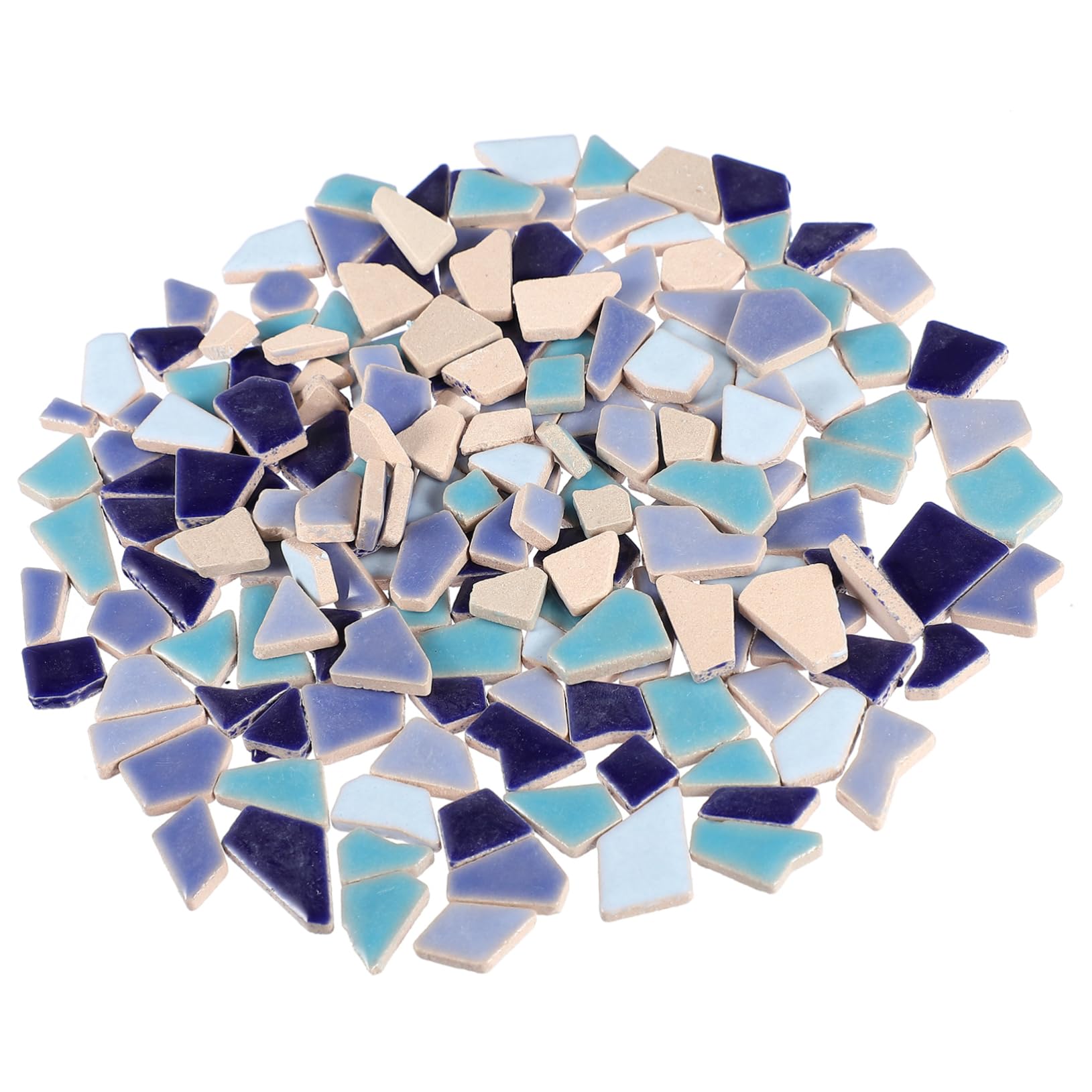 Operitacx 9piezas Azulejos De Cerámica Para Bricolaje Mosaico Piezas Esmaltadas Para Manualidades y Decoración Del Hogar
