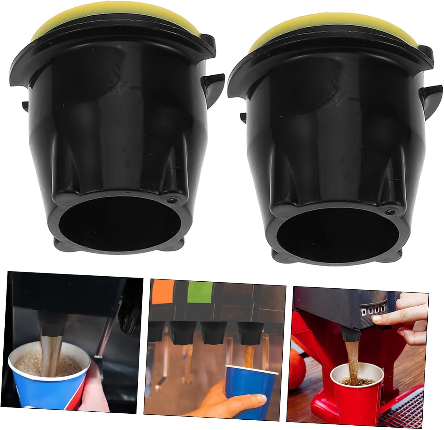 3sets Soda Machine Silicone Valve Compatible Dispenser Valve for Beverage Machines and Reusable for Restaurants and Bars