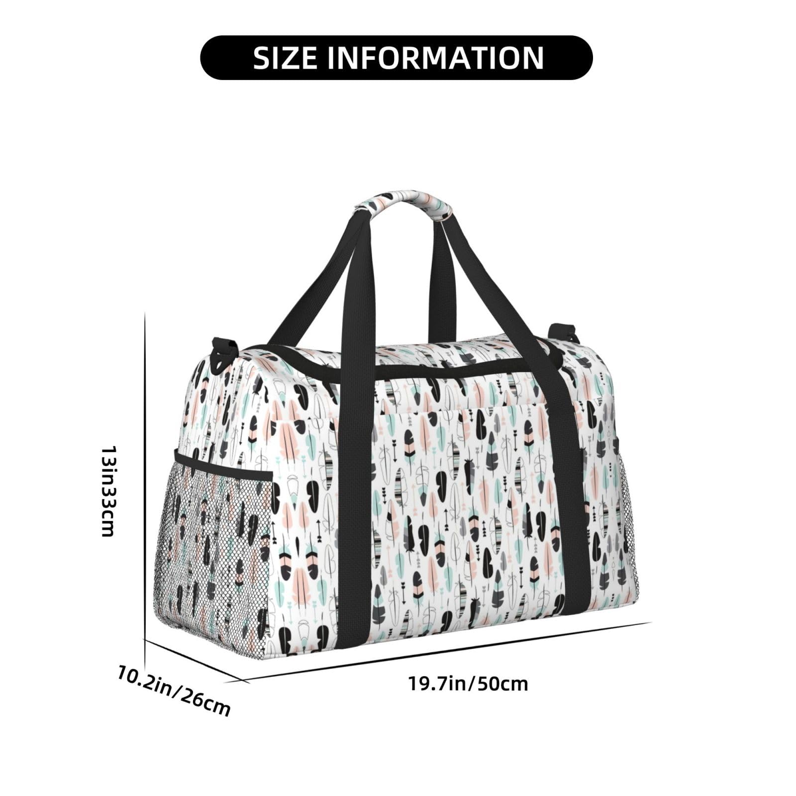 Pióro. Torba na ramię Kobiety Mężczyźni Torba podróżna Crossbody Torebka Torba na ramię Torebki robocze Codzienna torba Hobo