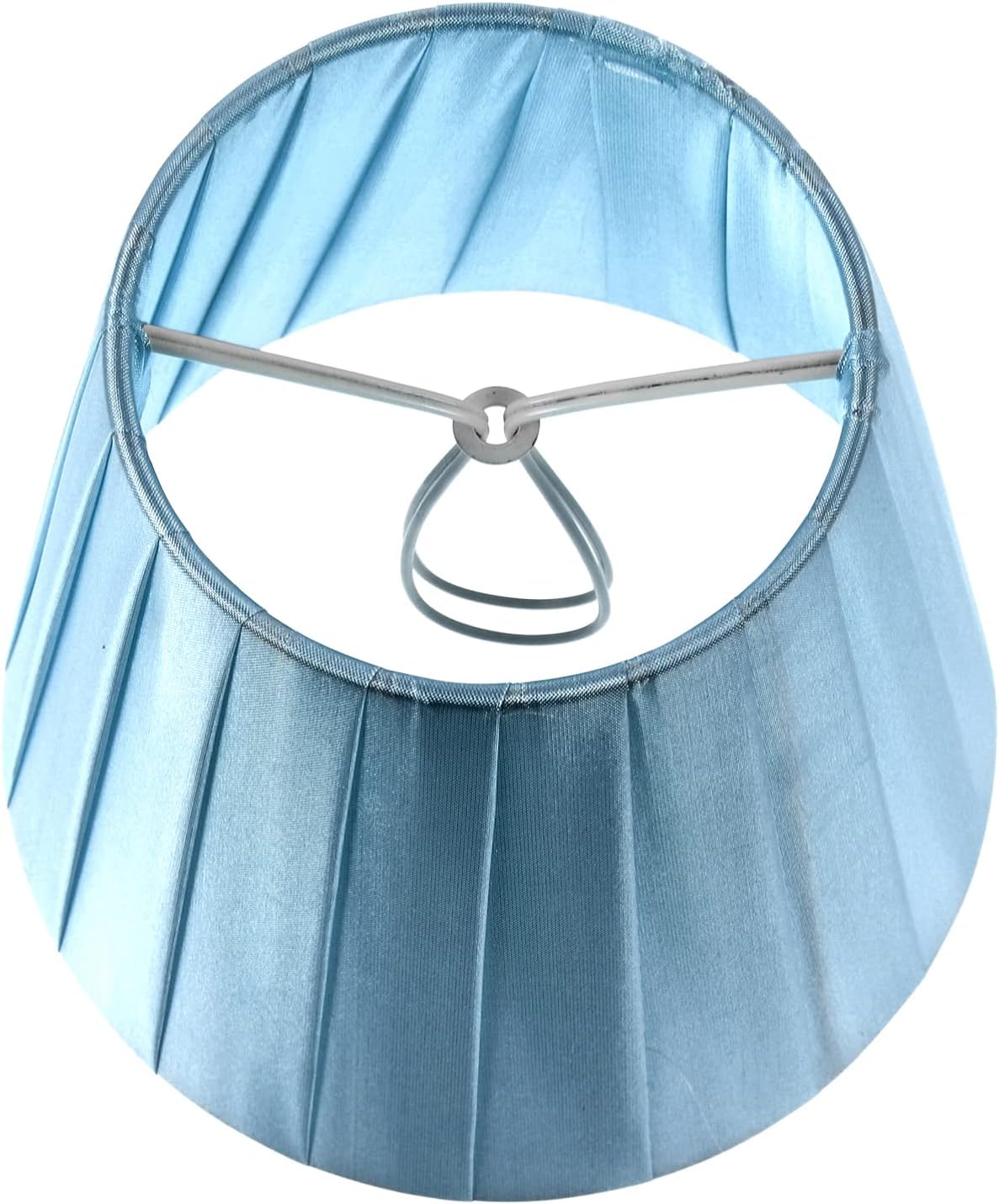 Beaupretty Linen Lamp Shade Pleated Lamp Shade Cloth Clip On Bulb Light