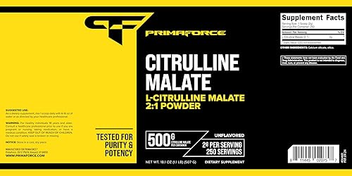 Miniatura 9 de Suplemento Primaforce Citrulina Malate, 10216, 1, 1