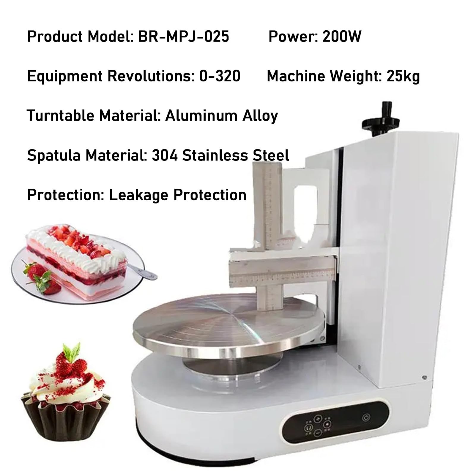 RayGenius EspáTula AutomáTica para Tartas De 4-12 Pulgadas,EspáTula AutomáTica para Tartas De CumpleañOs,EspáTula AutomáTica para Tartas De CumpleañOs,Pink