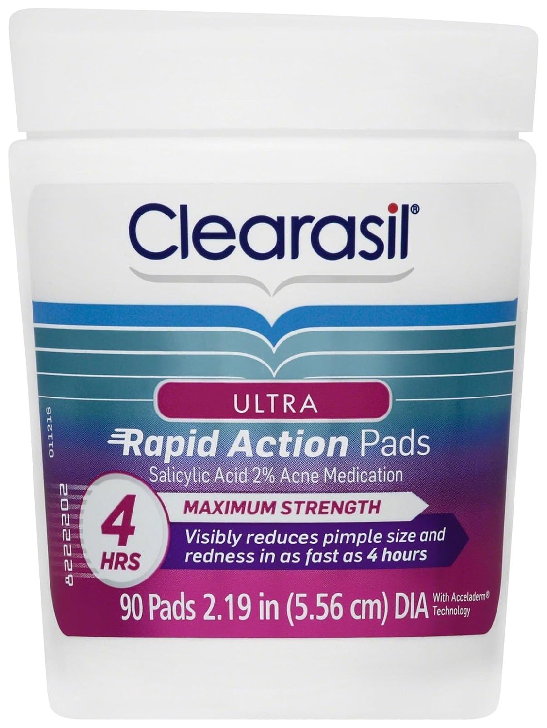Amazon.com : Clearasil Ultra Rapid Action Pads - 0.46 oz - 90 ct ...