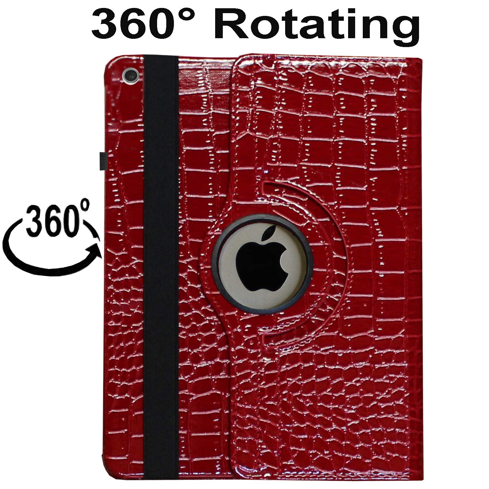 Funda Magnética Giratoria Para IPad 10.2" (7ª Generación 2019) - Soporte Integrado, Cuero Sintético