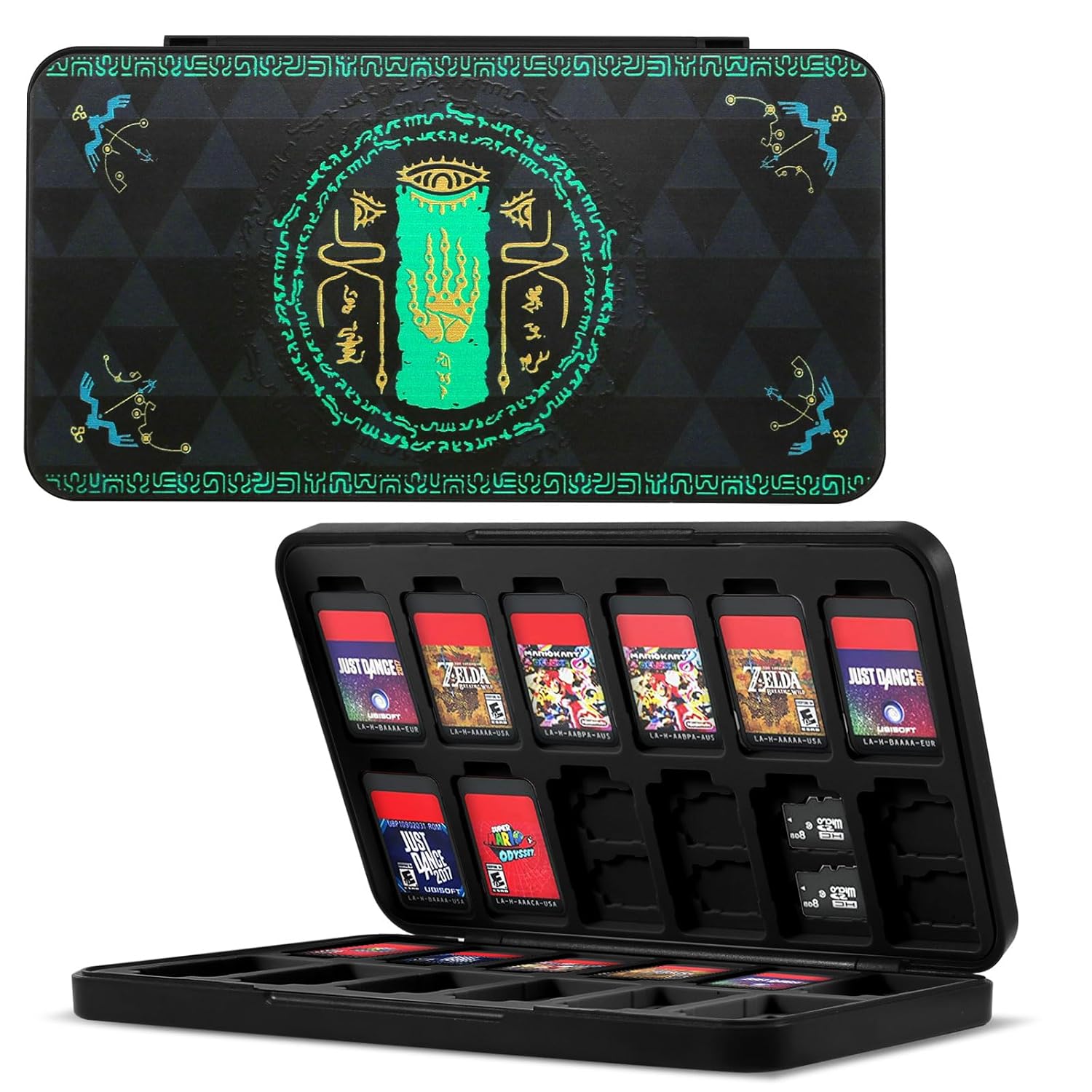 Amazon.com: Yebowe for Switch Game Card Case for Nintendo Switch/Lite ...