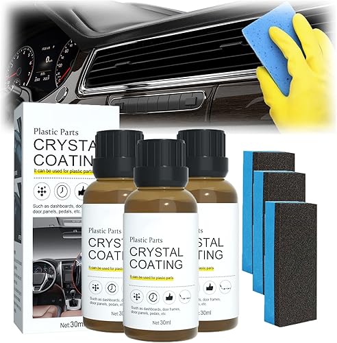 Revestimiento de cristal para plástico del carro, revestimiento de cristal de piezas de plástico, revestimiento de cristal para automóvil, agente de