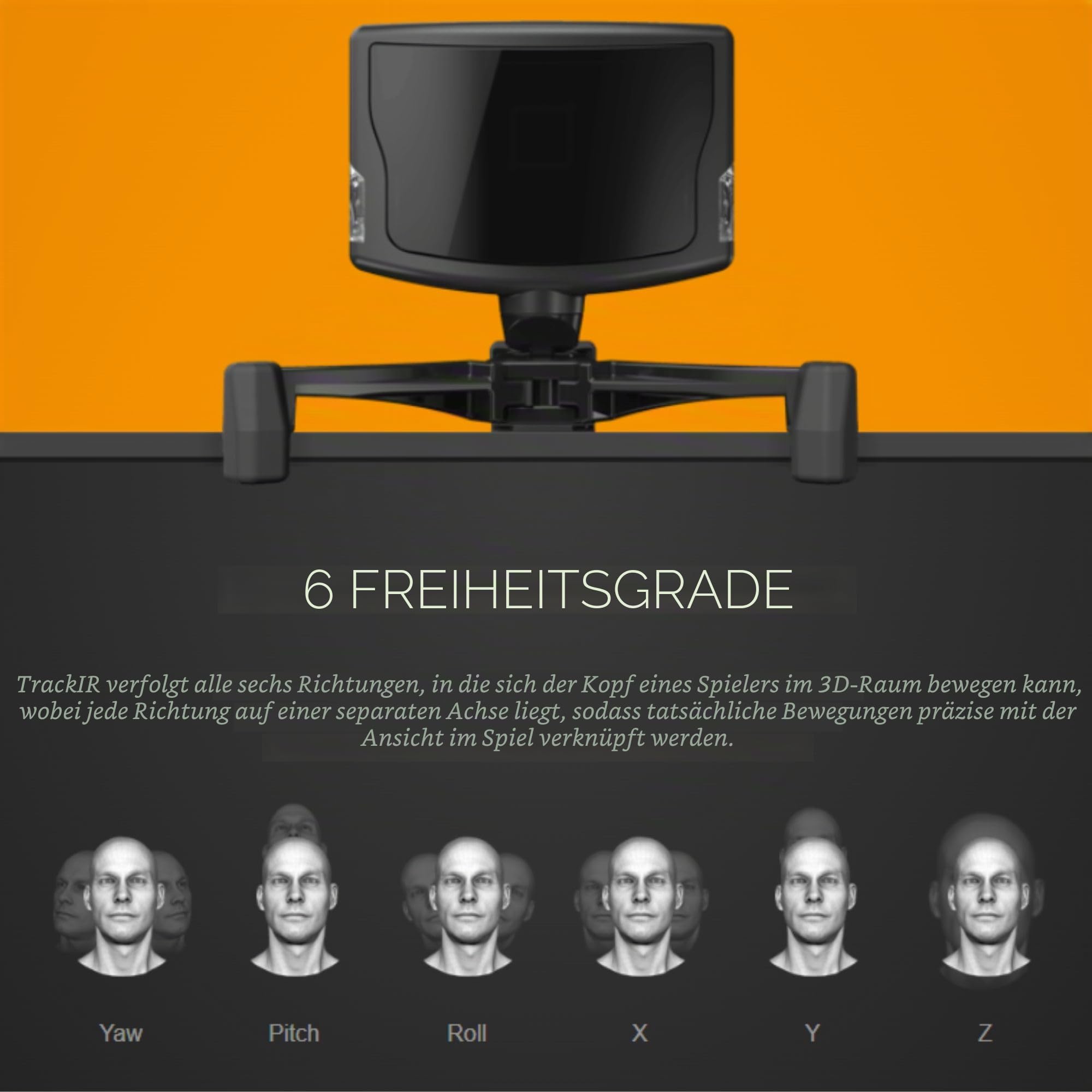 TrackIr 5 Premium Head-Tracking für Gaming
