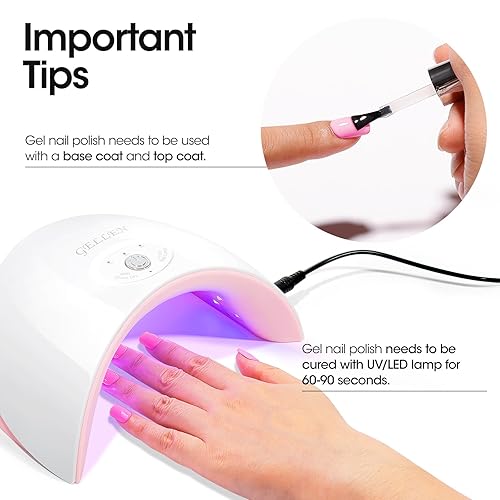 Miniatura 121 de Gellen Aceite de cutícula y suavizante para uñas, 2 unidades de 0.7 fl oz (0.6 fl oz), removedor de cutículas y fortalecedor, protector de cutícula