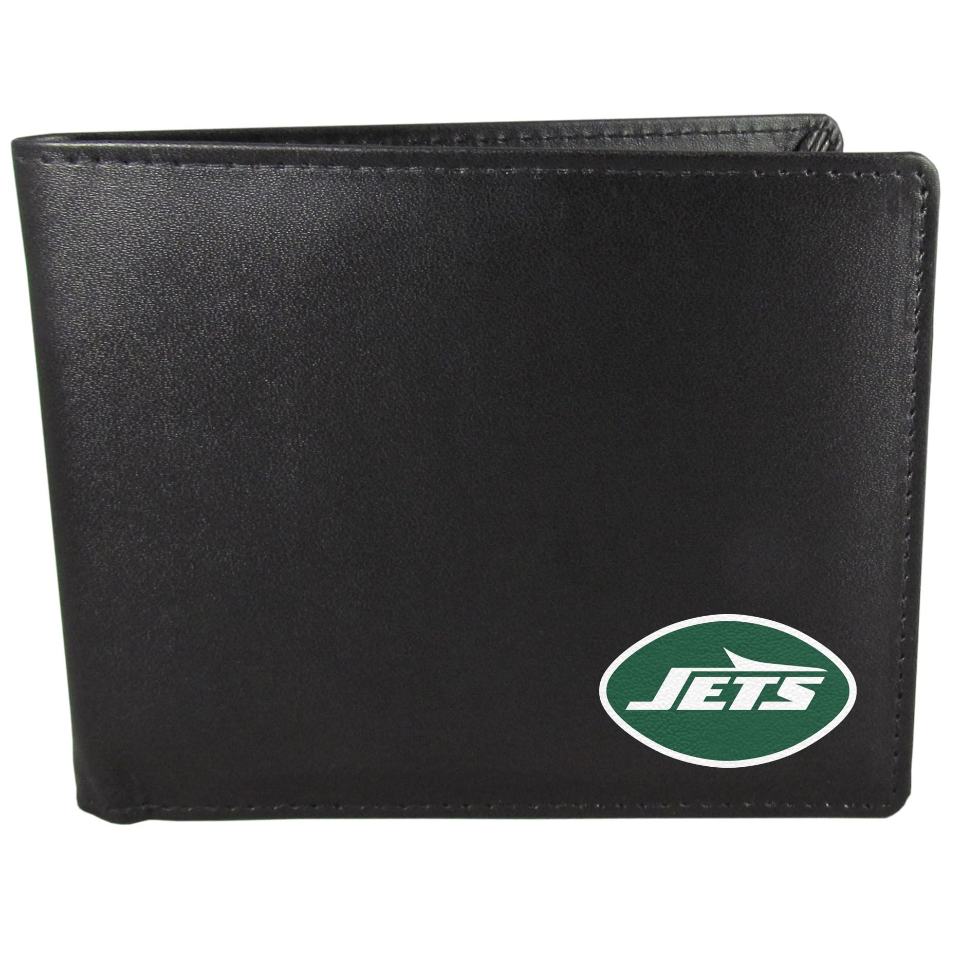 Siskiyou Sports NFL Mens New York Jets Bi-fold Wallet One Size Black