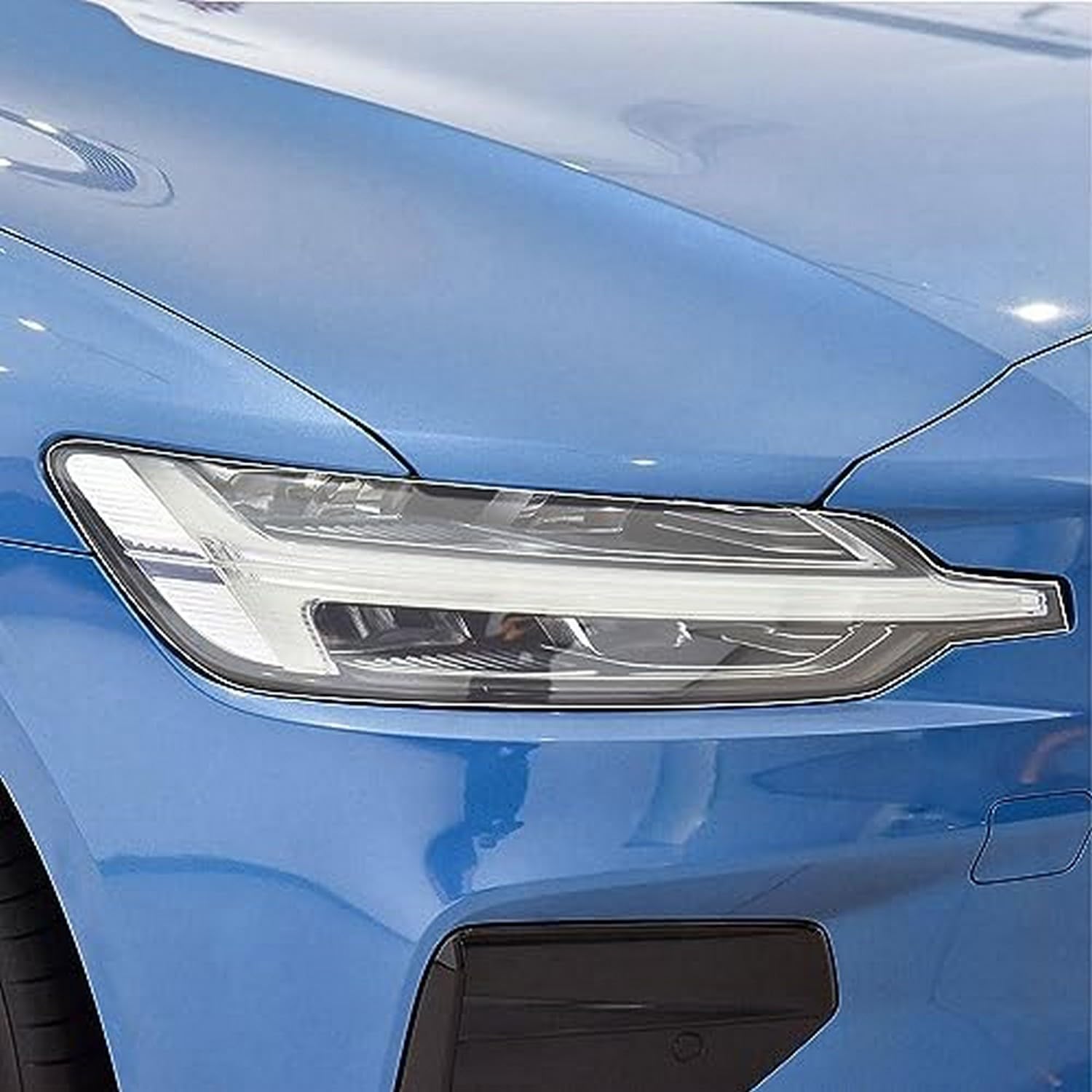 Film protection phares Volvo V60 vinyle transparent contre gravillons