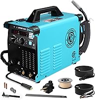 Vista 11 de DURATECH Soldador MIG de 140 amperios, máquina de soldadura de 120 V, núcleo de flujo sin gases/núcleo sólido, blindado a gas, soldador TIG/Stick 4