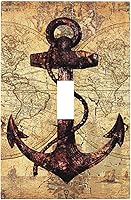 Vista 59 de Placa Cubierta de Interruptor de Luz de Palanca Individual con Diseño de Flor Botánica en Tablero de Madera Rústico Estilo Granja - Placa de Pared