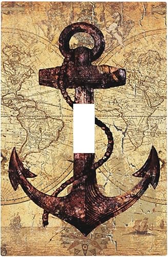 Miniatura 59 de Placa Cubierta de Interruptor de Luz de Palanca Individual con Diseño de Flor Botánica en Tablero de Madera Rústico Estilo Granja - Placa de Pared