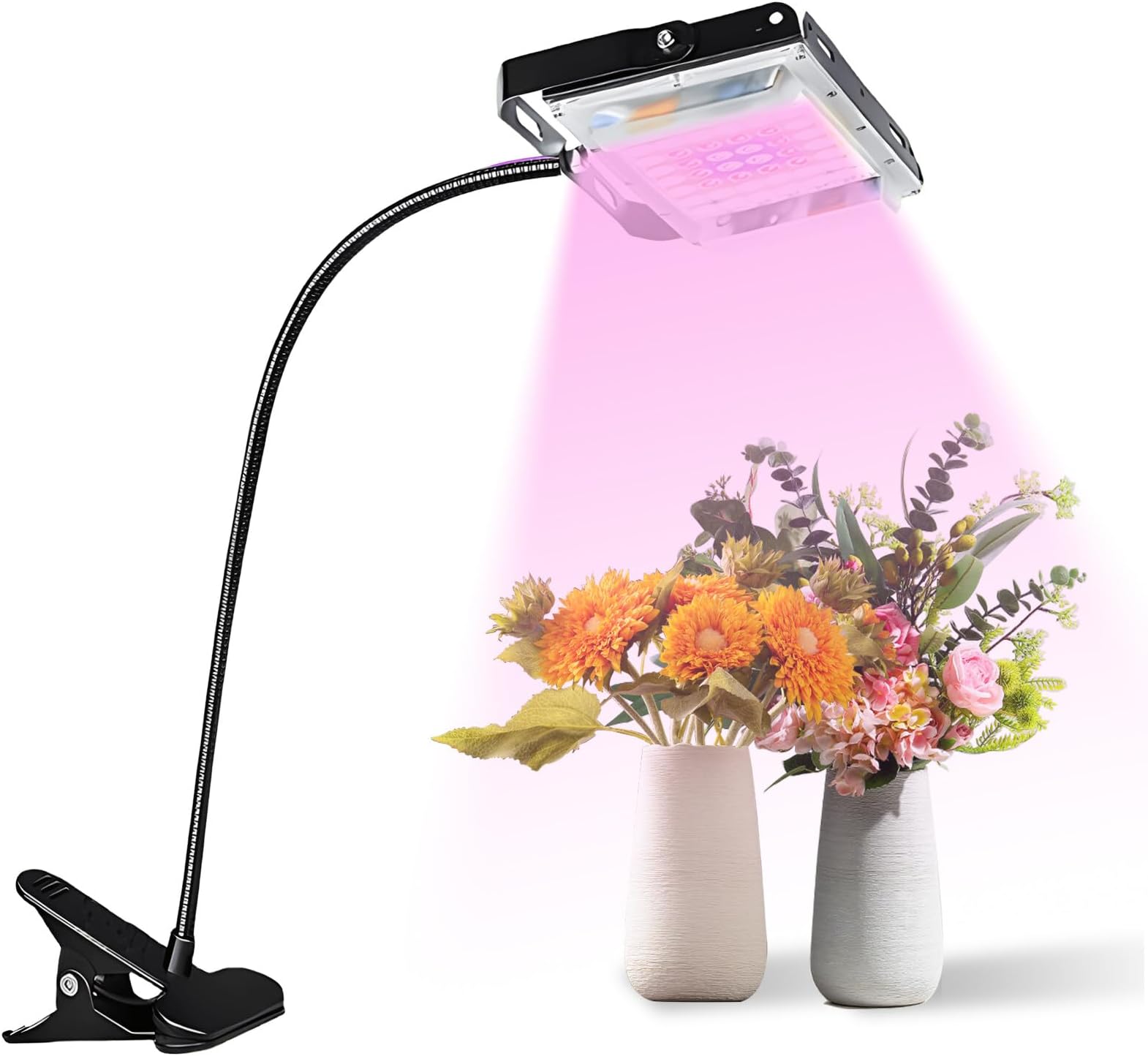 Pflanzenlampe Mit Ständer 252 LEDs - Vollspektrum Wachstumslampe 70-180cm Höhenverstellbar | Timer 3/9/12H