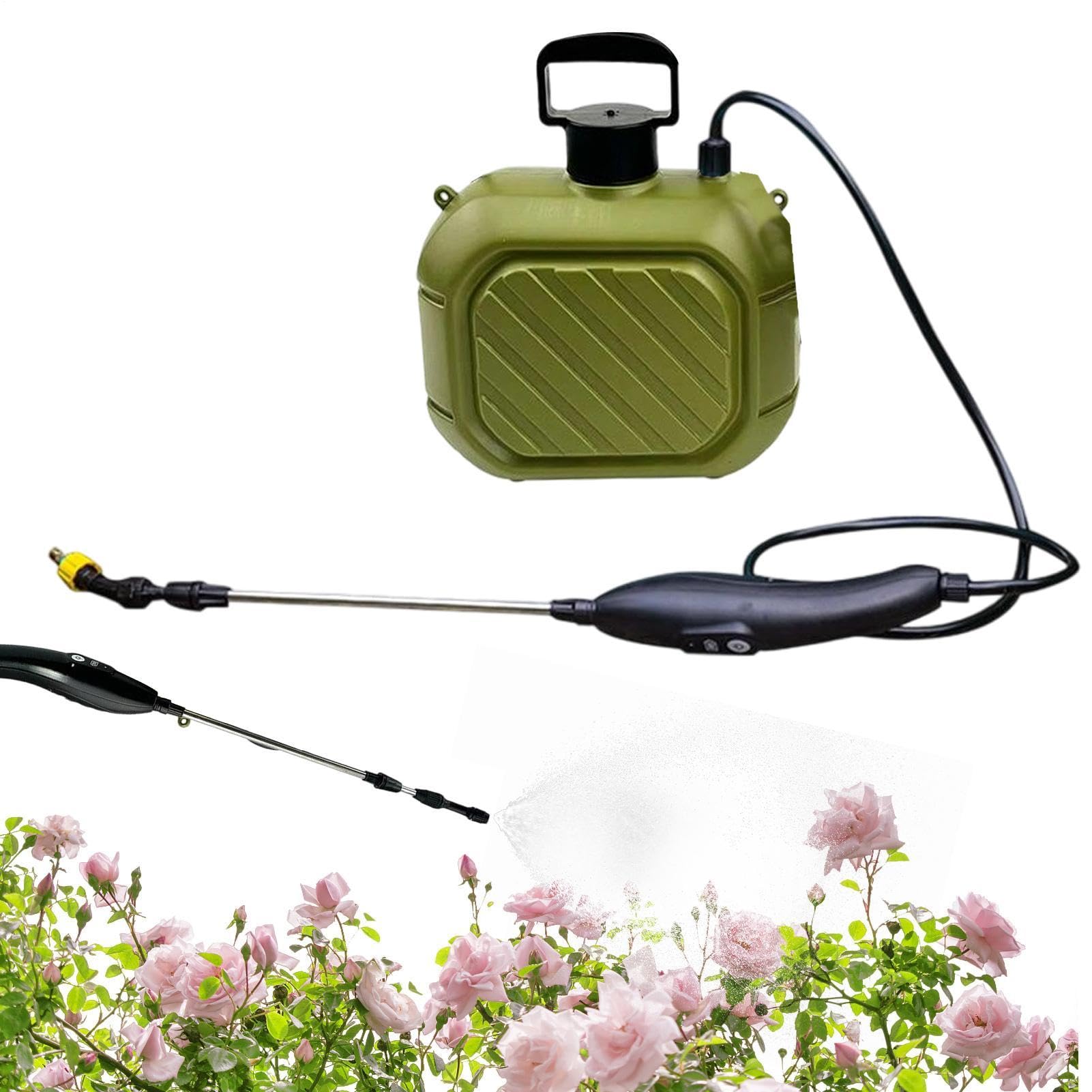 Mochila Pulverizadora Portátil Recargable Automático | Pulverizador De Agua Botella Rociadora Con 3 Boquillas De Niebla Para Plantas, Flores, Árboles, Jardín, Césped, Agua, Patio,