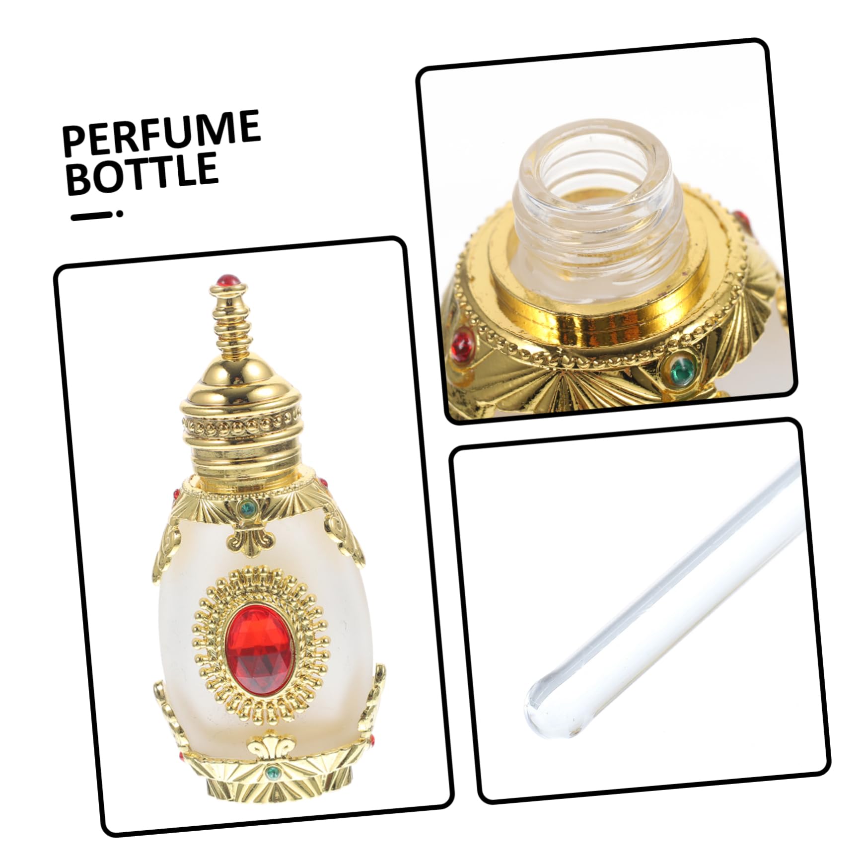 Housoutil 3pezzi Vintage Per Profumi Ricaricabile Per Design Per Per Regali Speciali e Festive