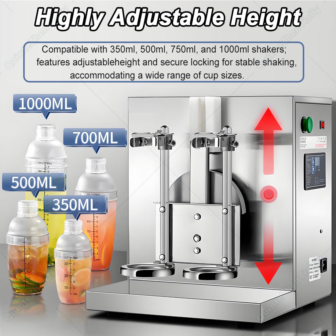 Elektrische 120w Milchtee Shaker Maschine,360° Doppelkopf