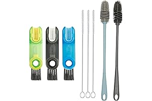 3-in-1 Cup Lid Gap Cleaning Brush Set: Effortless Lid Hygiene Made Easy