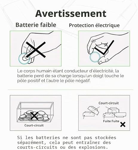 LiCB CR1632 Batteria Bottone al litio 3V, confezione da 10 - 6