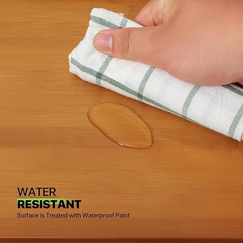 Miniatura 8 de Magshion Estantería giratoria de 6 niveles, estante esquinero de bambú, 70.5 pulgadas de alto, organizador de almacenamiento giratorio de pie, sala