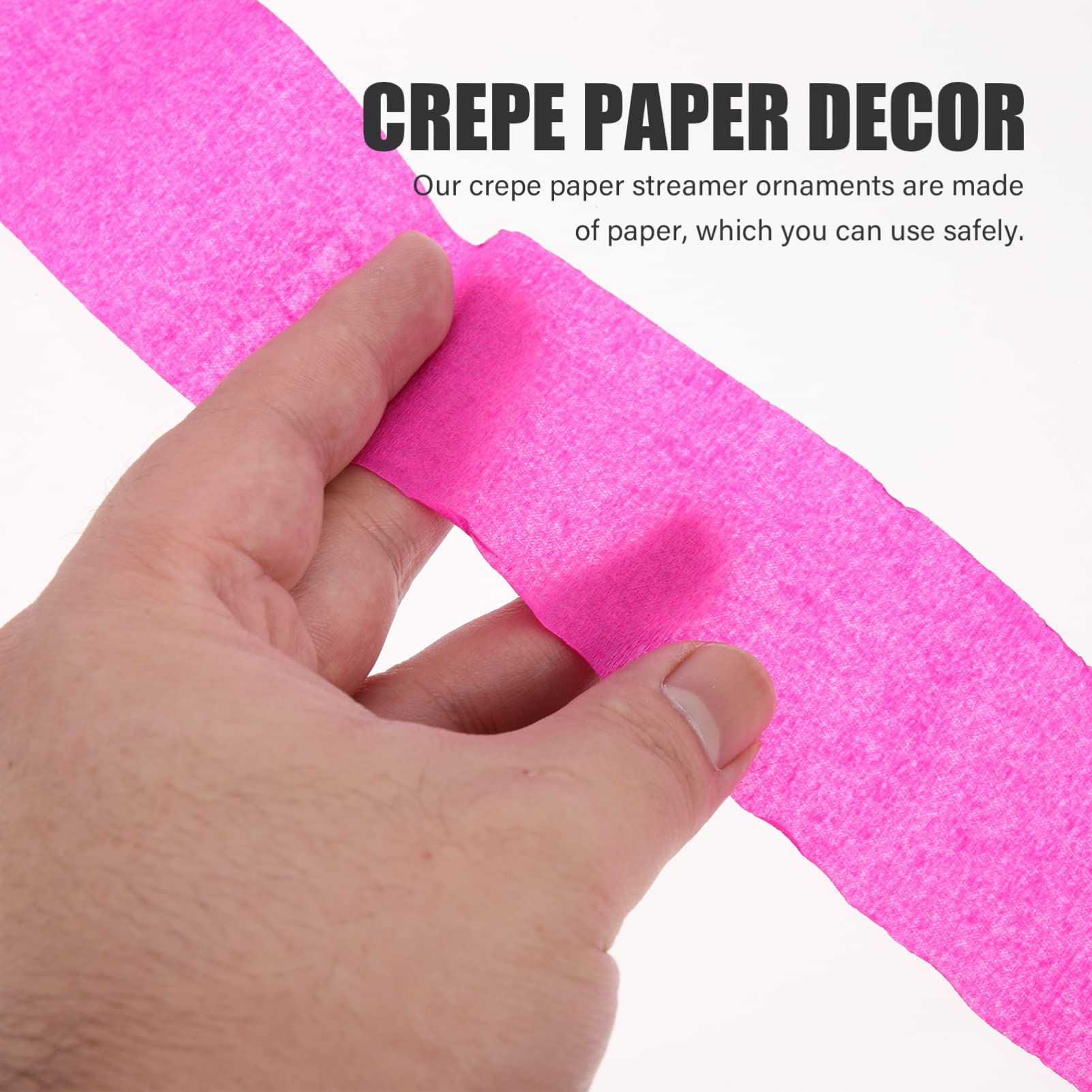 Pezzi di Carta Crespa per Feste, 12 Pezzi, Decorazione