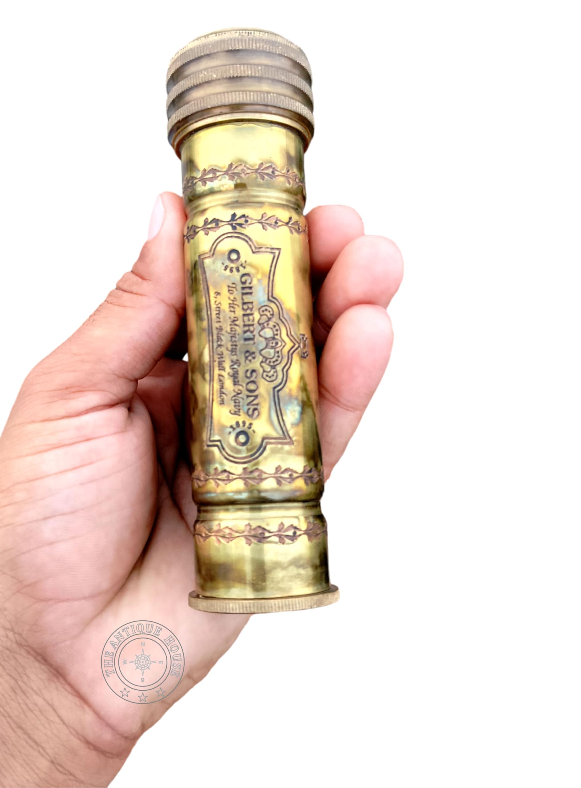 Commando Kaléidoscope antique fait main avec étui en cuir Cadeau pour enfants, cadeau d'anniversaire, cadeau unique, cadeau de remise de diplôme