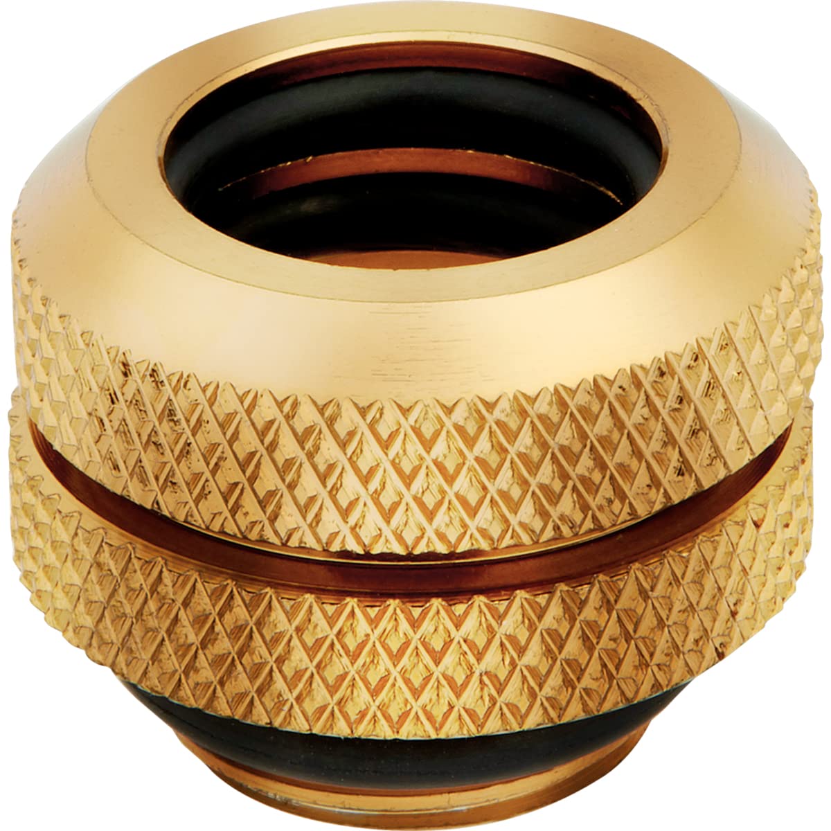 Corsair Hydro X Series XF Hardline 12mm OD Fittings, Four Pack (G1/4 Inch BSPP Port Threads, Solid Brass Durability