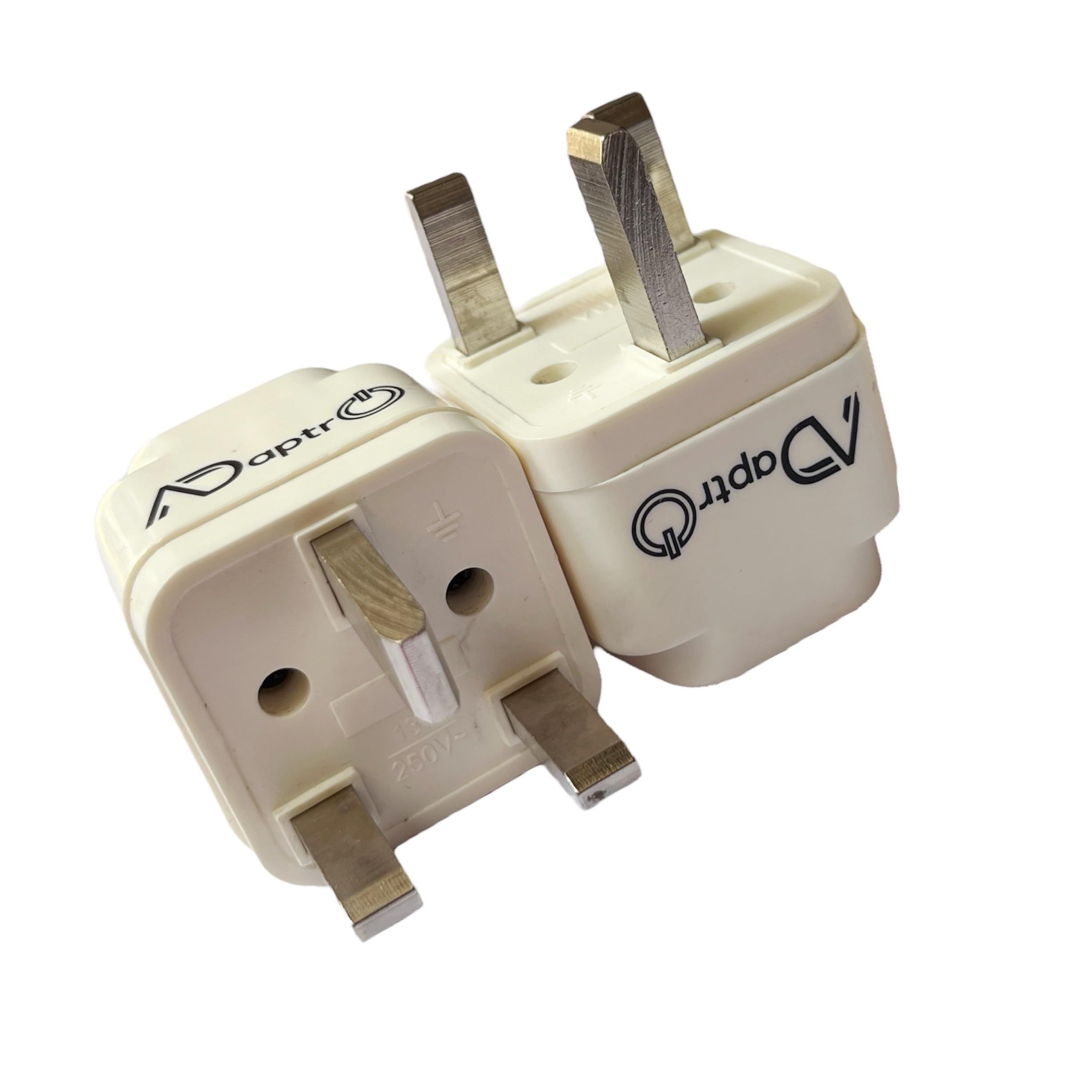 USA, UK, Australia to India Plug Converter for Convert World-Wide Plug to Type D Indian Power Sockets (Pack of 1) White — Amazon image 18