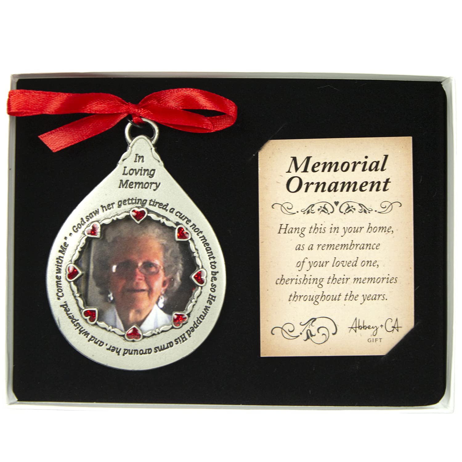 Cathedral Art Memorial Ornament, Pewter, Silver, 2.75 inches - Image 3